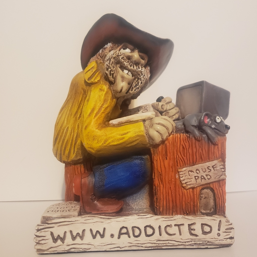 1999-Bill Vernon Signed Handcrafted Cowboy Collectable Figurine